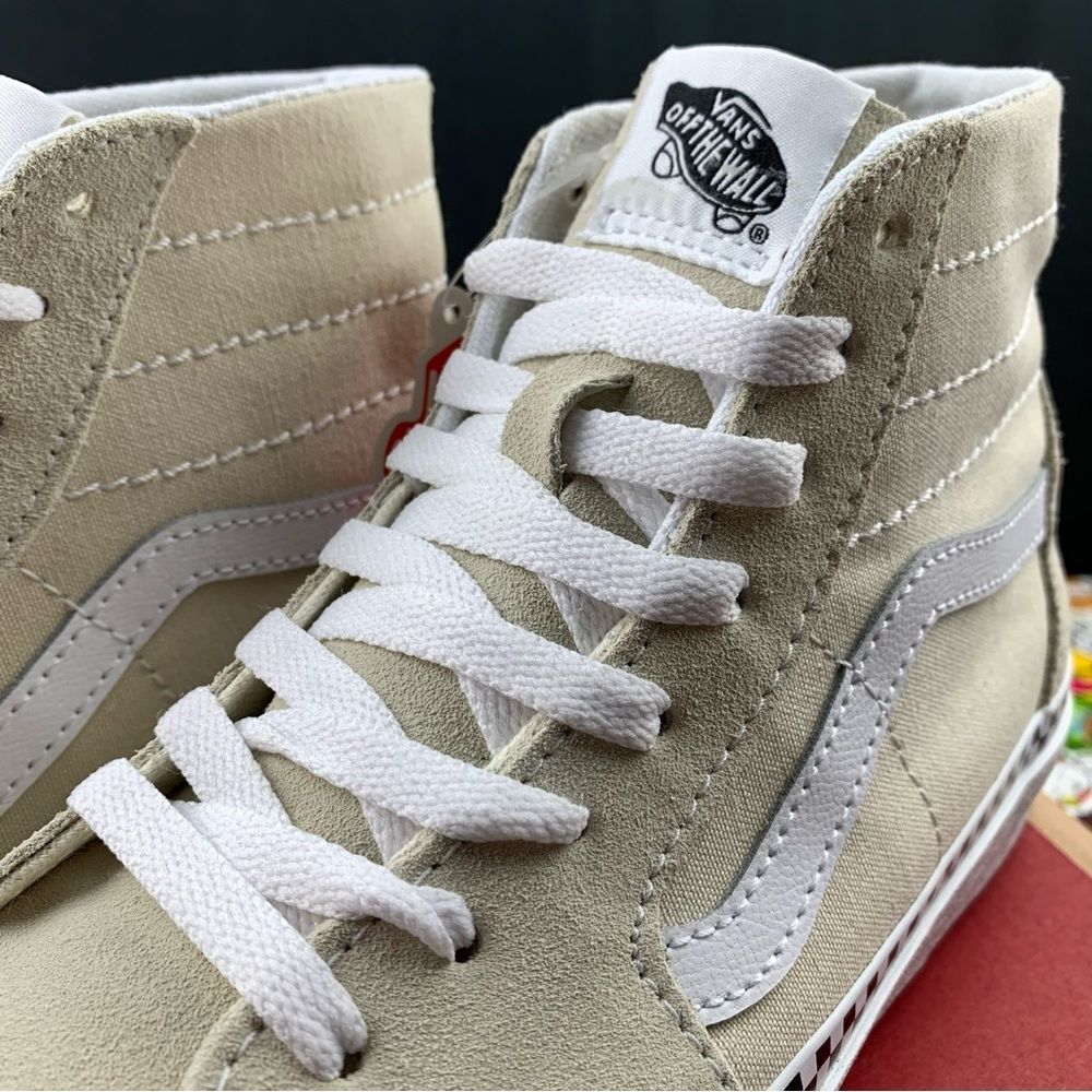 Vans Sk8-Hi Tan Checkered Tapered Women's Various Sizes - Picture 7 of 13